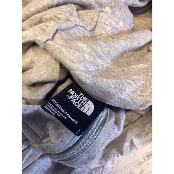 The North Face Women’s Lightweight Gray Hooded Jacket Large Long Sleeve - Picture 3 of 3